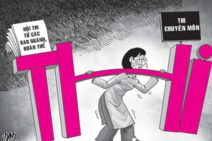 Giáo viên ‘đuối’ vì nhiều cuộc thi bao vây