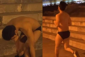 Mặc quần lót chạy rông ngoài phố, không sao?