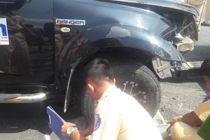 CSGT bị tai nạn và câu chuyện đôi giày