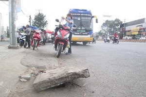 Hố ga bẫy người đi đường