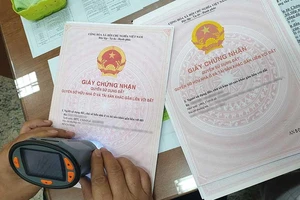 Tinh vi sổ đỏ giả như thật