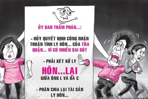 Giải quyết ly hôn khiến đương sự vào thế có… 2 vợ