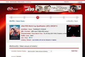 Trận Thái Lan - Việt Nam ‘cháy vé’ trong nghi ngờ