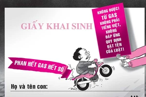 Người cha lý giải tên con ‘Phan Hết Gas Hết Số’