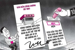 Tự yêu cầu hủy văn bản công chứng đã ký