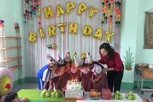 Góc sinh nhật hạnh phúc ở Trường Phú Điền