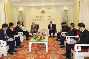 Thứ trưởng Bộ Công an tiếp đại diện công an Nhật Bản