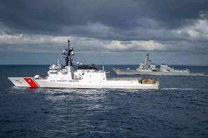 Mỹ liên tiếp tập trận trên biển Đông chỉ trong hai tháng