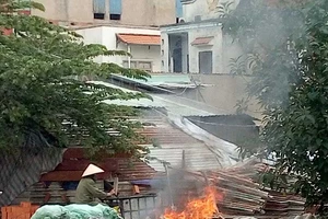 Đốt rác dễ gây hỏa hoạn