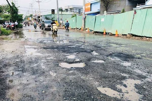 Tỉnh lộ 9 xuống cấp nghiêm trọng