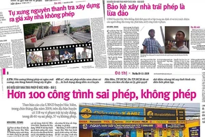 Công an triệu tập người bảo kê xây nhà trái phép