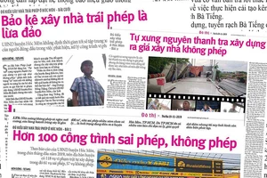 Xây nhà trái phép: Chính quyền ở đâu?