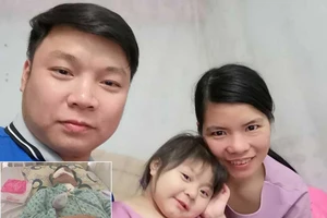 Người cha ung thư gắng sống nuôi con bị bại não