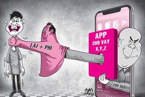 Kinh hoàng lãi suất vay qua app