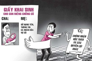 Rắc rối vì chồng lấy tên vợ cũ làm khai sinh cho con riêng