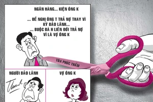 Chồng vay 1 tỉ, vợ và sếp bị kiện đòi
