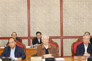 Tổng bí thư, Chủ tịch nước chủ trì họp Bộ Chính trị