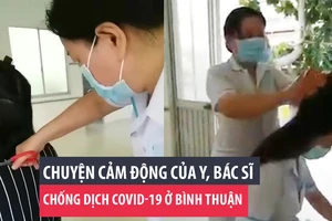 Chuyện cảm động của y, bác sĩ chống dịch COVID-19