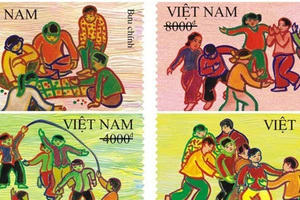 Phát hành bộ tem ‘Trò chơi dân gian’ dịp tết Thiếu nhi 1-6