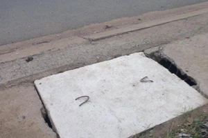 Các hố ga nguy hiểm đã an toàn