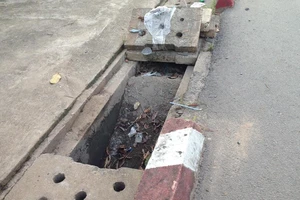 Hố ga mất nắp, gây nguy hiểm người đi đường