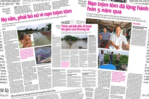 Nông dân không chỉ bị trộm tôm