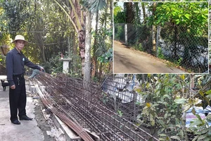 Tự ý rào đất công không cho người khác xây cầu