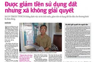 Người thương binh được giảm 90% tiền sử dụng đất