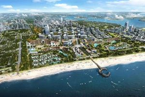 Thành phố Phú Quốc trong tương lai. Ảnh minh họa