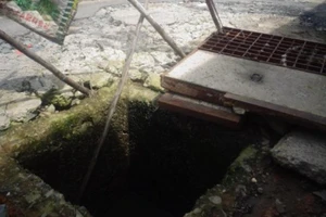 Hố ga nguy hiểm trên đường