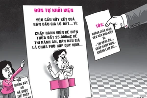 Thi hành án tự kiện cho rằng mình bán đất ẩu