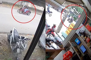 Video: Liên tiếp hai vụ giật dây chuyền trên cùng một đoạn đường