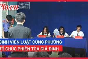 Sinh viên Luật đưa phiên tòa giả định về khu dân cư