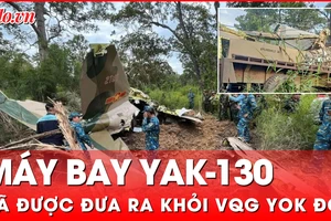 Đã đưa máy bay Yak-130 ra khỏi Vườn Quốc gia Yok Đôn