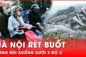 Rét hại bao trùm miền Bắc: Hà Nội lạnh sâu, vùng núi xuống dưới 3 độ C