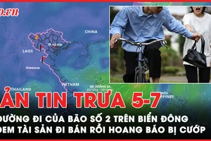 Bản tin trưa 5-7: Đường đi của bão số 2 trên Biển Đông; Đem tài sản đi bán rồi hoang báo bị cướp 
