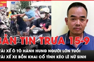 Bản tin trưa 15-9: Tài xế ô tô hành hung người lớn tuổi sau va chạm giao thông; Tài xế xe bồn khai cố tình kéo lê nữ sinh để khỏi bồi thường