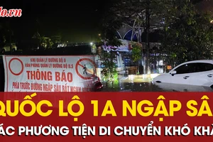 Cập nhật mới nhất về tình hình ngập quốc lộ 1A qua TP Huế và TP Đà Nẵng 