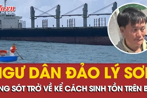 Từ giường bệnh, ngư dân Lý Sơn kể về 48 giờ sinh tử giữa biển khơi 