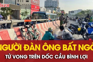 Người đàn ông 68 tuổi tử vong khi đạp xe tập thể dục trên dốc cầu Bình Lợi