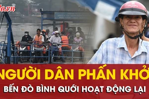 Ngày đầu bến đò Bình Quới hoạt động trở lại sau 1,5 năm tạm ngưng