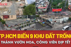 Video: Hiện trạng 9 khu 'đất vàng' ở TP.HCM sắp thành vườn hoa Tết