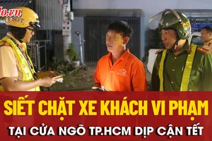 TP.HCM siết kiểm tra xe vận tải hành khách tại cửa ngõ dịp cận Tết