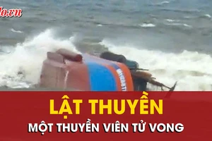 Lật thuyền ở Quảng Trị, 1 người tử vong