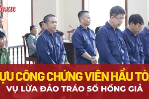 Cựu công chứng viên hầu tòa vụ lừa đảo tráo sổ hồng giả