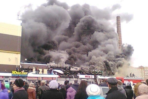 Nga: Cháy lớn tại trung tâm mua sắm