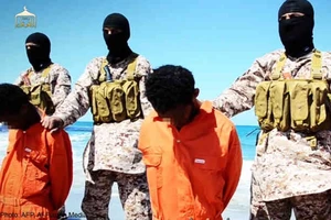 IS thảm sát 30 tín đồ Thiên chúa giáo tại Libya
