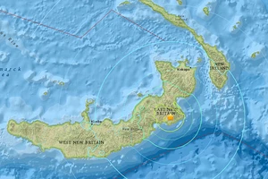 Động đất 7.1 độ ở Papua New Guinea