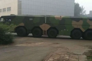 Lộ ảnh phương tiện chở tên lửa bí ẩn của Trung Quốc