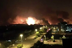 Nổ kinh hoàng tại Trung Quốc, sức công phá đến 21 tấn thuốc nổ